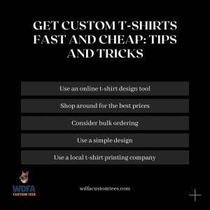 Get Custom T-Shirts Fast and Cheap - Tips and Tricks, custom t shirts, t-shirt printing, tshirt printing shop,