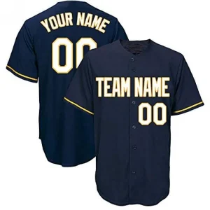 Custom-Navy-Baseball-Jersey Custom Navy Baseball Jersey