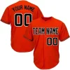 Custom Orange Baseball Jersey